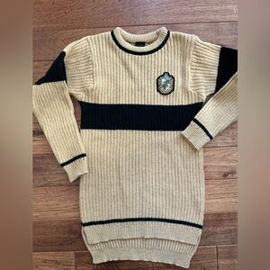 Harry Potter Hufflepuff Quiddich sweater, Warner Bros. London, Made in Scotland